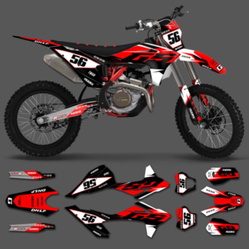 PowerZone For GASGAS  Custom Team Graphics Backgrounds Deco Decals Stickers Kit For GASGAS GAS GAS 2021 2022 2023 EC MC