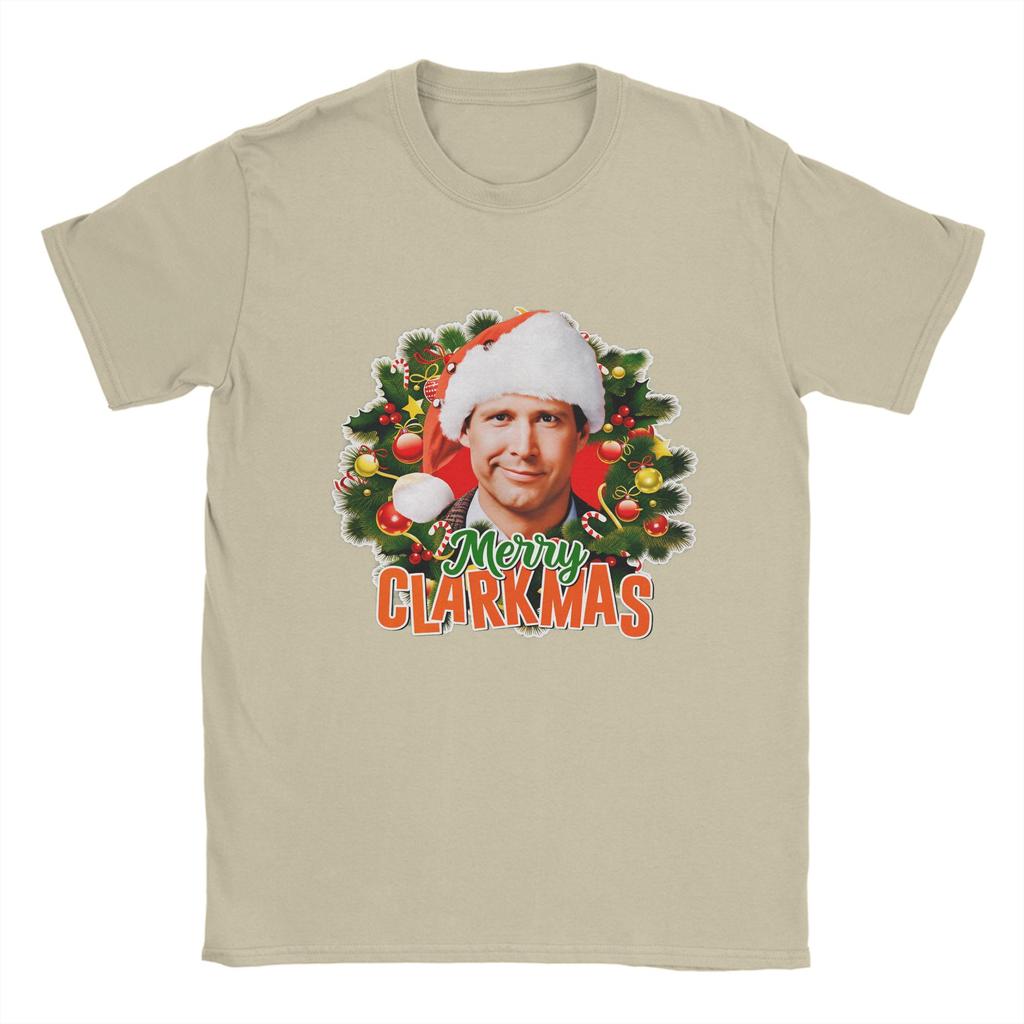 Clark Griswold Merry Christmas T Shirt Beach Cotton TShirts For Mens Fashion Print Tee Shirt Short Sleeve Street Style Clothing