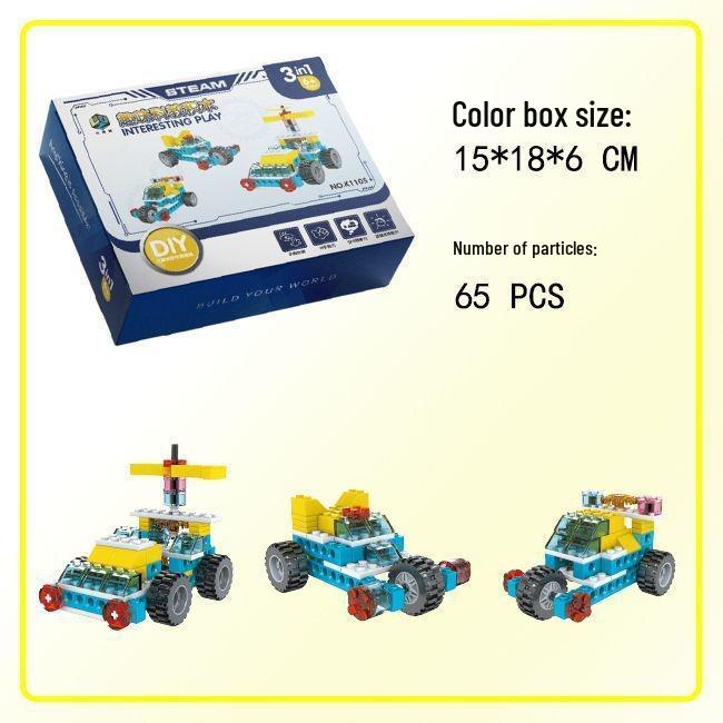 Lego-Compatible Programming Robot with Technic Building Blocks for Educational Play