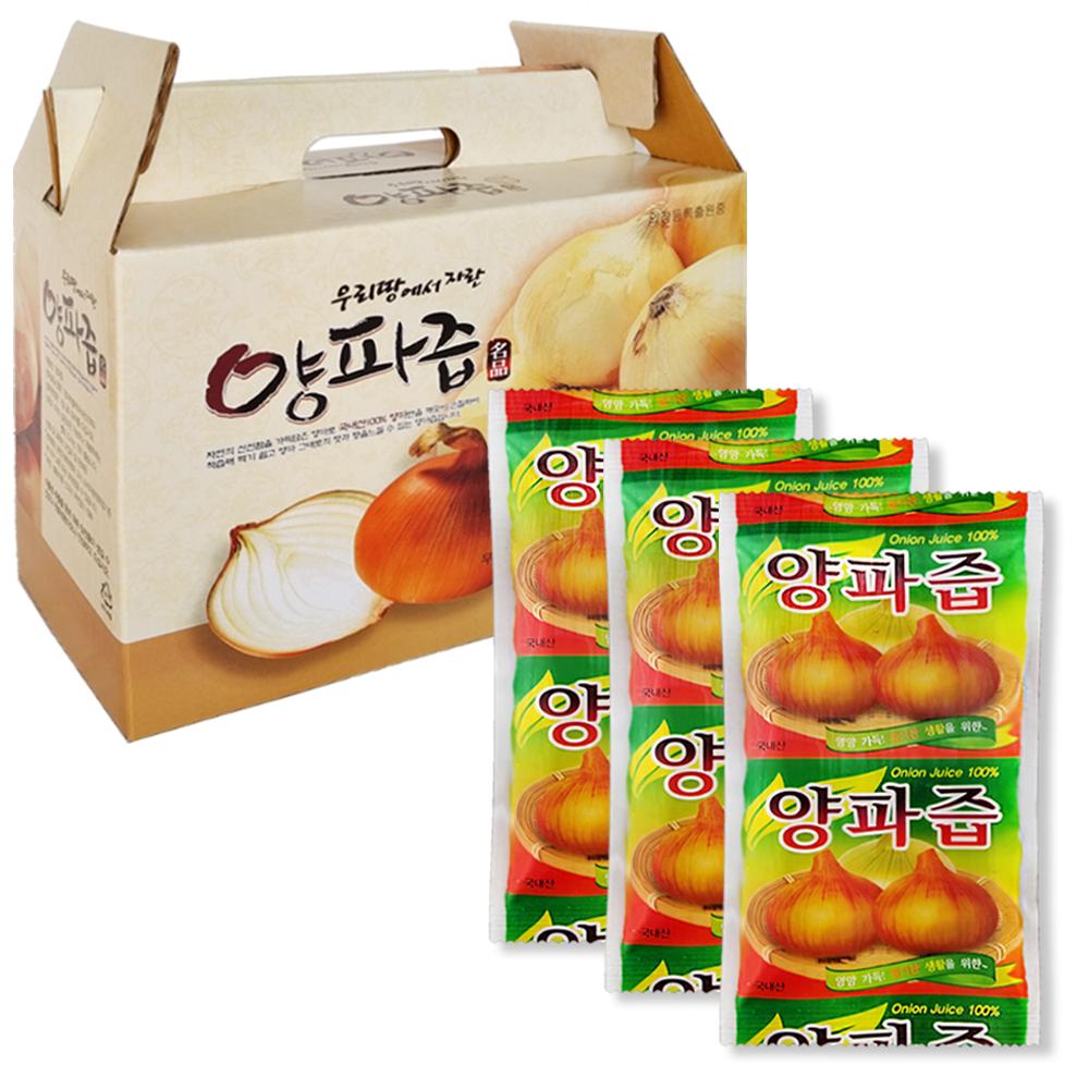 Hongmiwon Pure Onion Juice, intensely simmered from Muan onions including roots and skins. 55 pcs 100ml