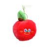 Collectible Plush Fruit Keychains Featuring Charming Characters Like Strawberry Cherry And Eggplant
