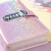 Laser Cover Saving Money Notebook PU Leather Budget Saving Book 100 Envelope Challenge Binder