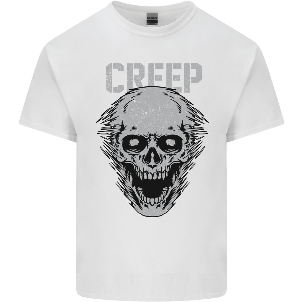 Creep HuUnisex Skull Gothic Rock Music Metal Unisexs Light Cotton TShirt