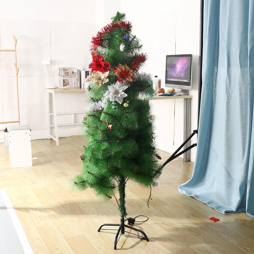 Gift Wreath Accessories Glitter Fake Flowers Christmas Tree Ornaments Artificial Christmas Flowers