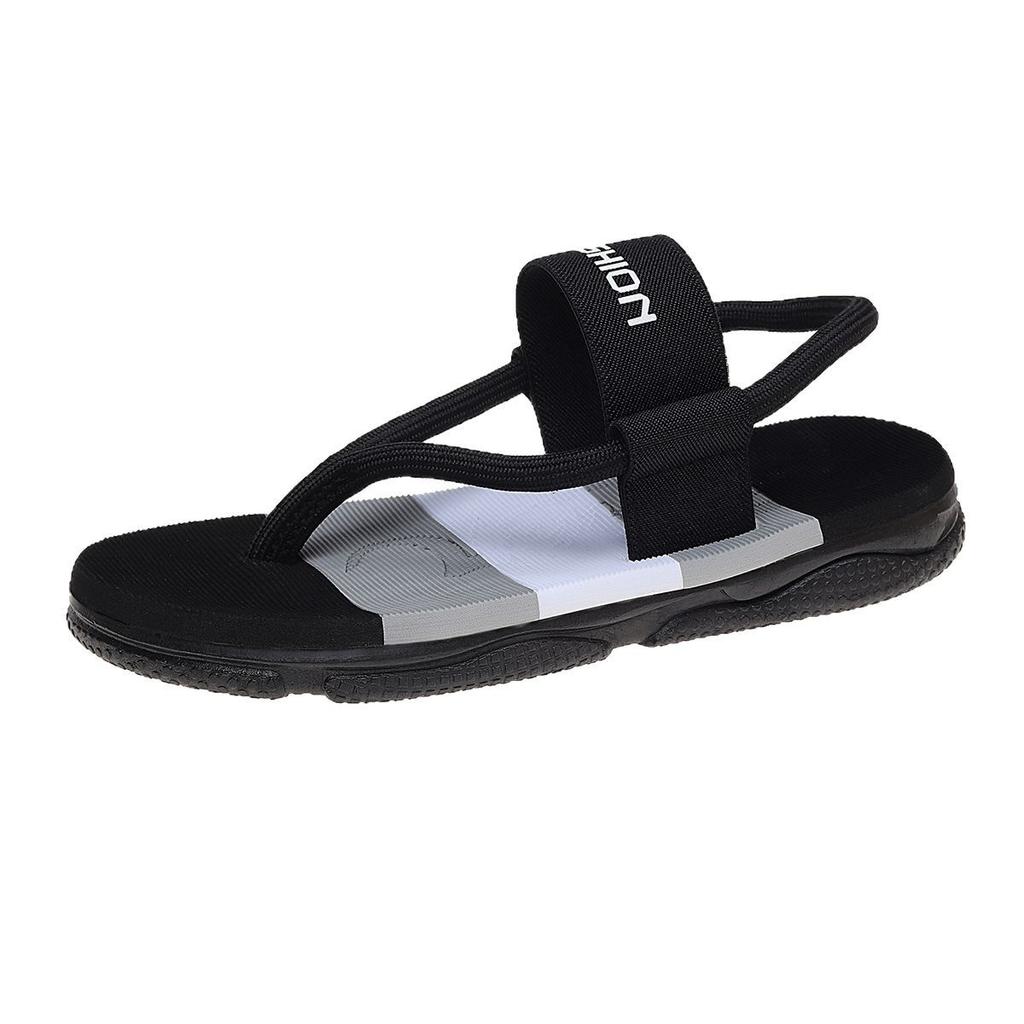 2025 summer new casual sandals men's and women's thick-soled men's cool slippers beach shoes men's