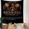 Always Alive Rock N Roll Tapestry Wall Hanging, Edgy Band Tee Design Art, Music Wall Decor for Bedroom Man Cave