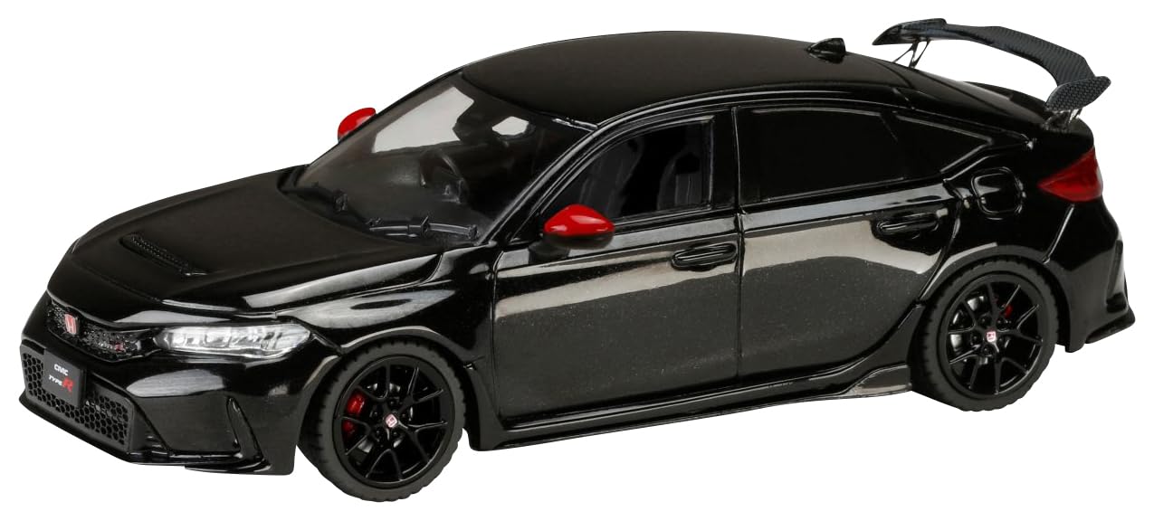 

HobbyJAPAN HJD43 Scale Honda Civic Type R Racing Black Package with OEM Crystal Black Finished Model 1/43 (FL5) Options, Pearl, (HJD431004BK)