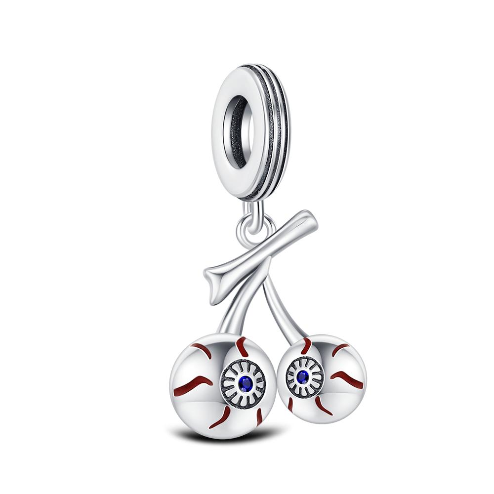 925 Silver Halloween Charm Ghost Pumpkin Charms Jewelry Making For Women Men DIY Bracelet Halloween Party Jewelry Gift
