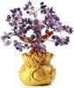 Fortune Tree Money Good Fortune Feng Shui Living Room Decor [morningplace] Tree, Luck, Booster, Item, Entryway, (Amethyst)