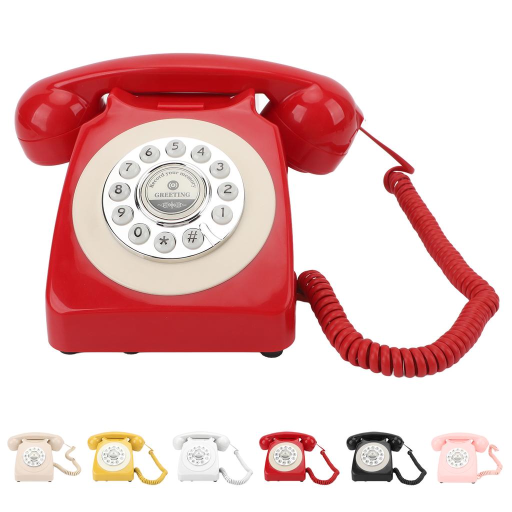 Audio Guest Book Phone Clear Sound Convenient Use Audio Message Recording Telephone for Wedding Even