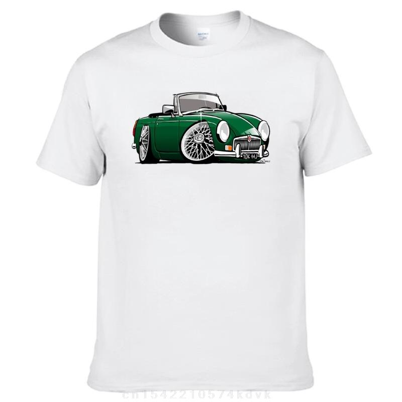 Новая футболка с персонализированной карикатурой на MG MGB roadster YOK94J приталенные футболки для мужчин S разноцветный