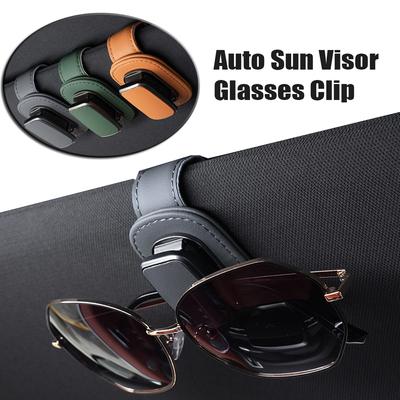 Clipe para óculos de sol de carro, clipe multifuncional para óculos de sol, clipe para óculos de sol, suporte para óculos de sol, acessório universal para carro