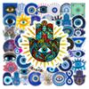 10/30/50pcs Evil Eye Cartoon Stickers Cool Turkish Graffiti Decals DIY Notebook Stationery Luggage Waterproof Aesthetic Sticker