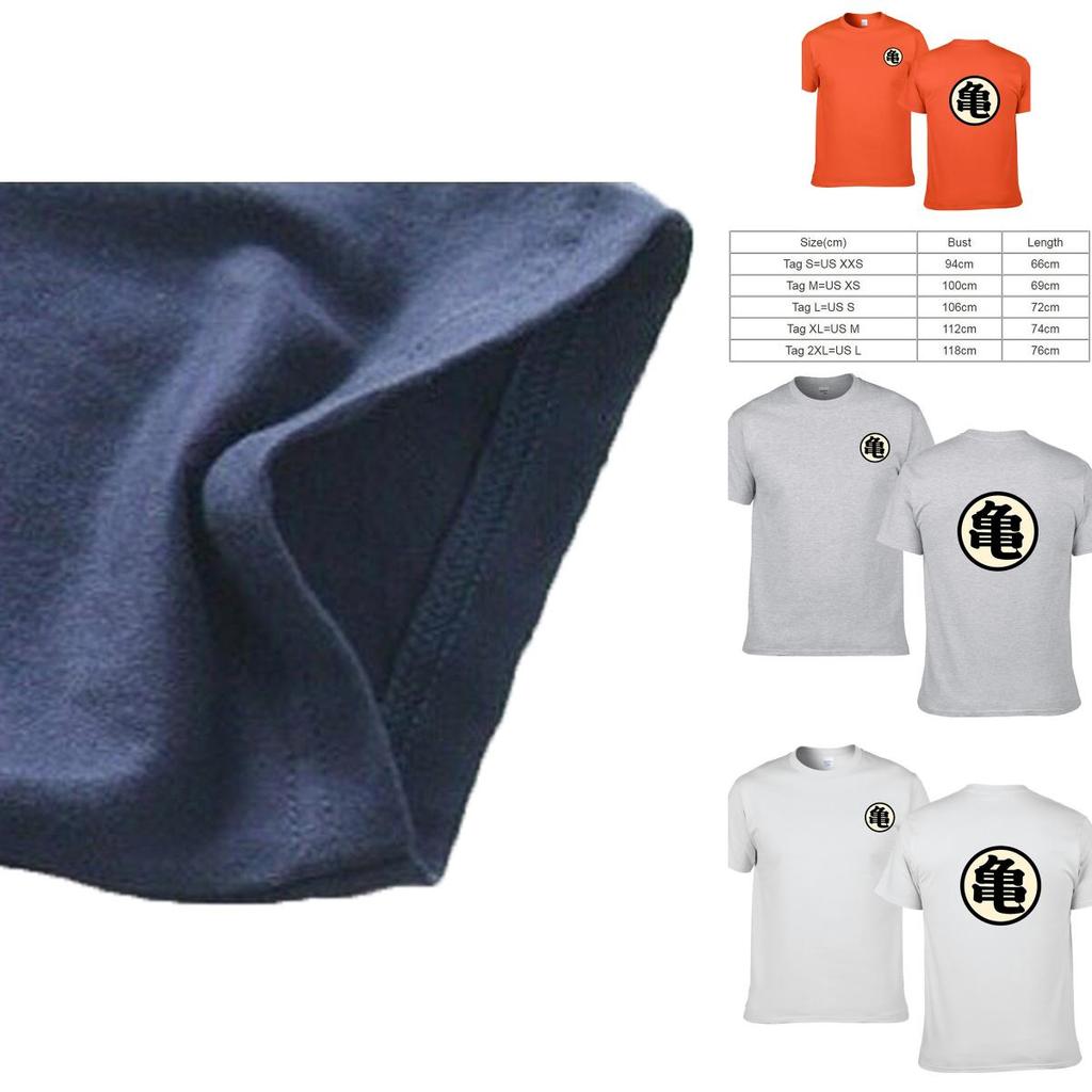 Luxurious Anime Dragonball Z Kame Sennin Goku Cotton T-shirt For Everyday Wear