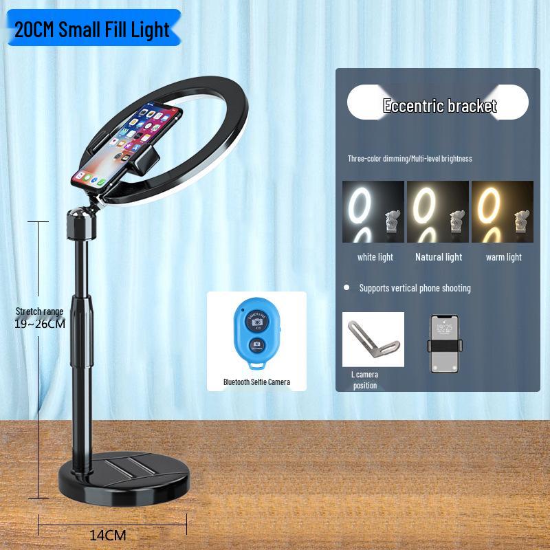 LED Fill Light for Photography: Desktop Small Still Life & Indoor Atmosphere Lighting Prop.