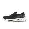 Go Walk 8 Cushioning Breathable Support Balance Lightweight Height Increasing Casual Shoes Men's Black White 216784-BKW