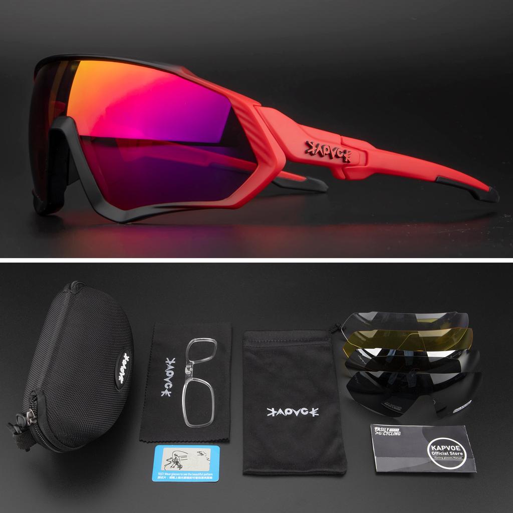 Cycling Glasses Men and Women Outdoor Running Bicycle Polarized Eye Protection Goggles