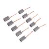 20pcs Electric Motor Brush Good Electrical Thermal Conductivity Carbon Brush for 1020 Motor