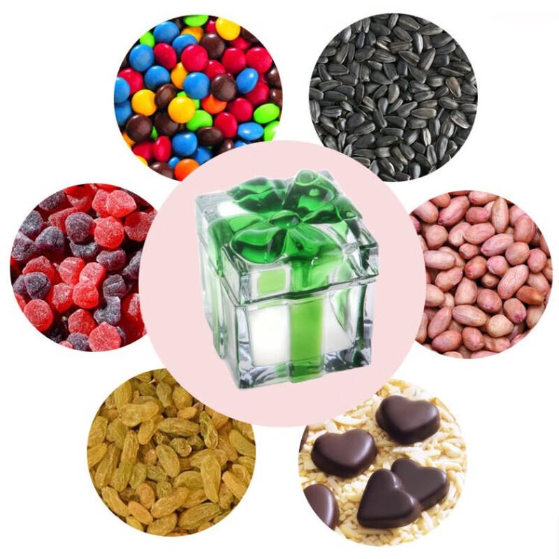 Fleventz Retro Crystal Glass Bow-Knot Candy Jar with Lid