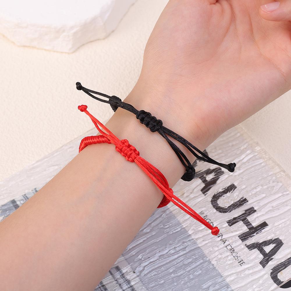 1/10pcs Tibetan Thread Buddhist Bracelet Bangles Adjustable For Women Handmade Knot Amulet Red Rope Lucky Bracelet Charm Jewelry