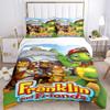 Franklin Friends Print 3Pcs Bedding Set,Duvet Cover with 2 Bedro,Pillowcase Home Birthday Gift