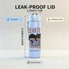 1PC Breaktime Cat Coffee Graphic 750ml Color Plastic Sports Water Bottle Leakproof Flip Straw Lid For Sports Office Home Use