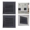 2PCS Attic Vent Aluminum Wall Vent Metal Shed Vent   Vent Louver Vent Grille with Built in Screen for Exterior Door House Garage Ceiling