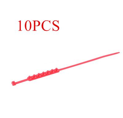 10Pcs Motorcycle Bicycle Wheel Tire Anti-Skid Chain Winter Tyre Red