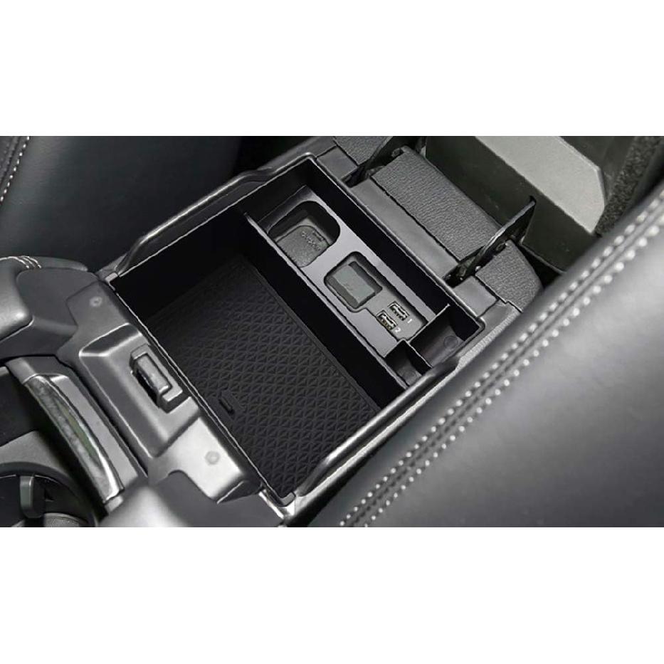 Center Console Organizer for Mazda Mazda6 Atenza 2018 2019 2020 Interior Armrest Storage Tray Glove Box Pallet with USB Hole and Coin Holder