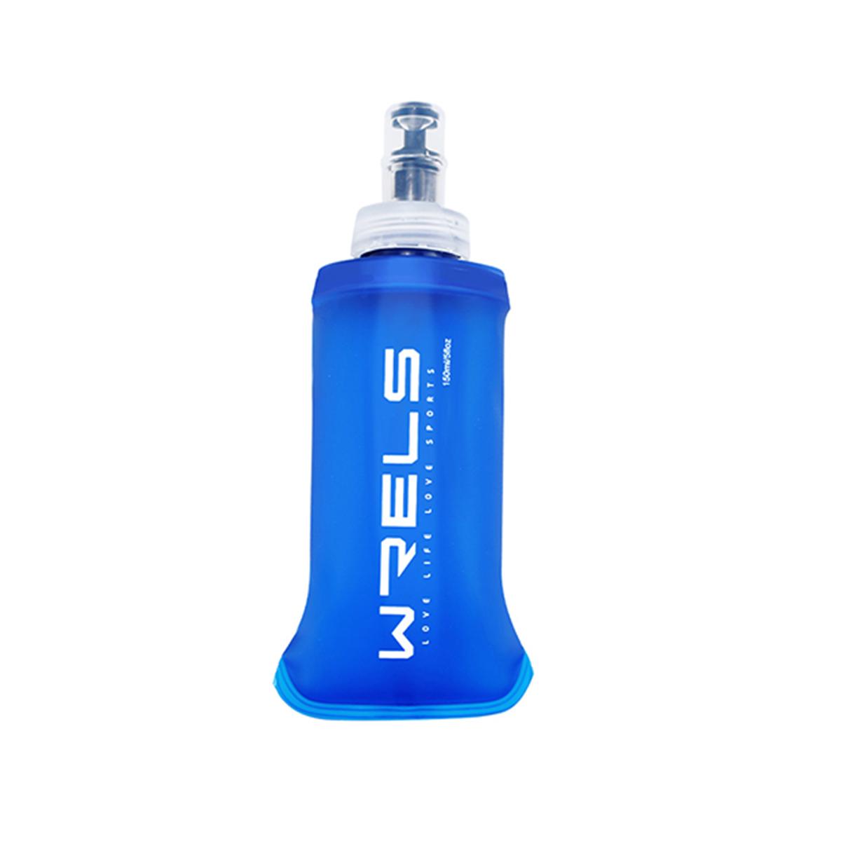 

WRELS Camping Soft Water Bottle Sports Folding Hydration Bag Flask Outdoor Running Cycling BPA Free Portable Soft Water Bottle