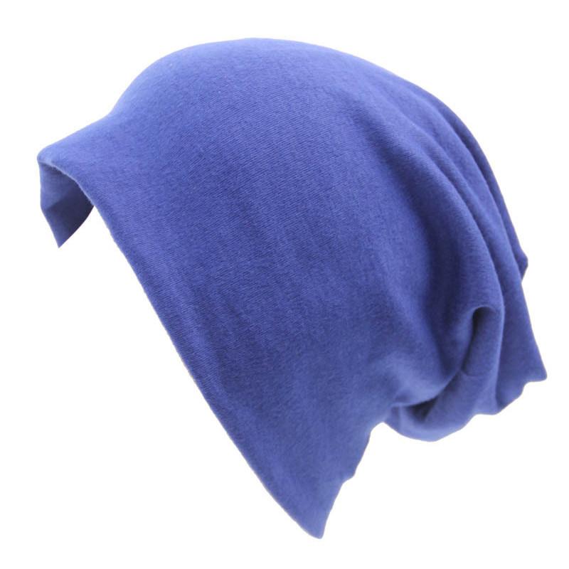 Women's Autumn Winter Pullover Sports Street Hip Hop Loose Knitted Cotton Hat KTY