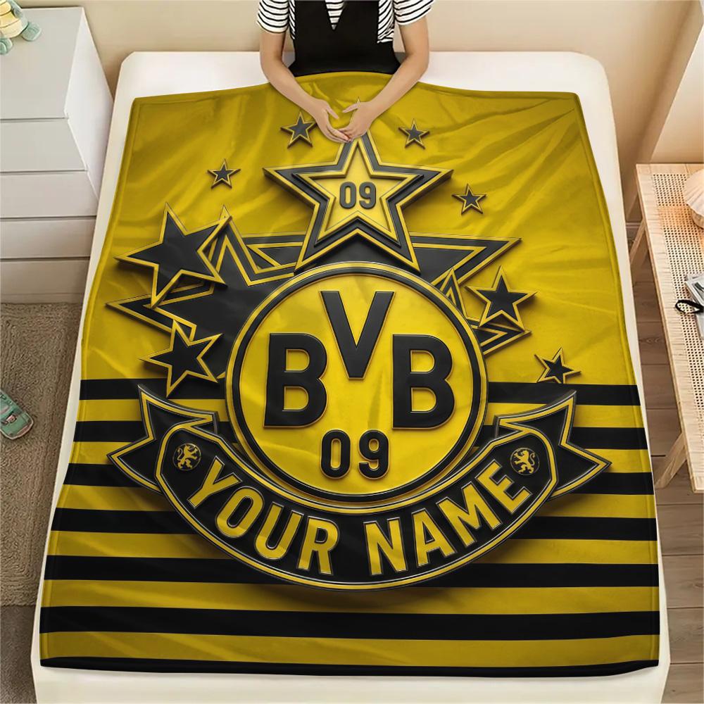 Custom Name BVB 09 Flannel Blanket, High Quality Comfortable for All Seasons, Home Decor, Warmth and Comfort