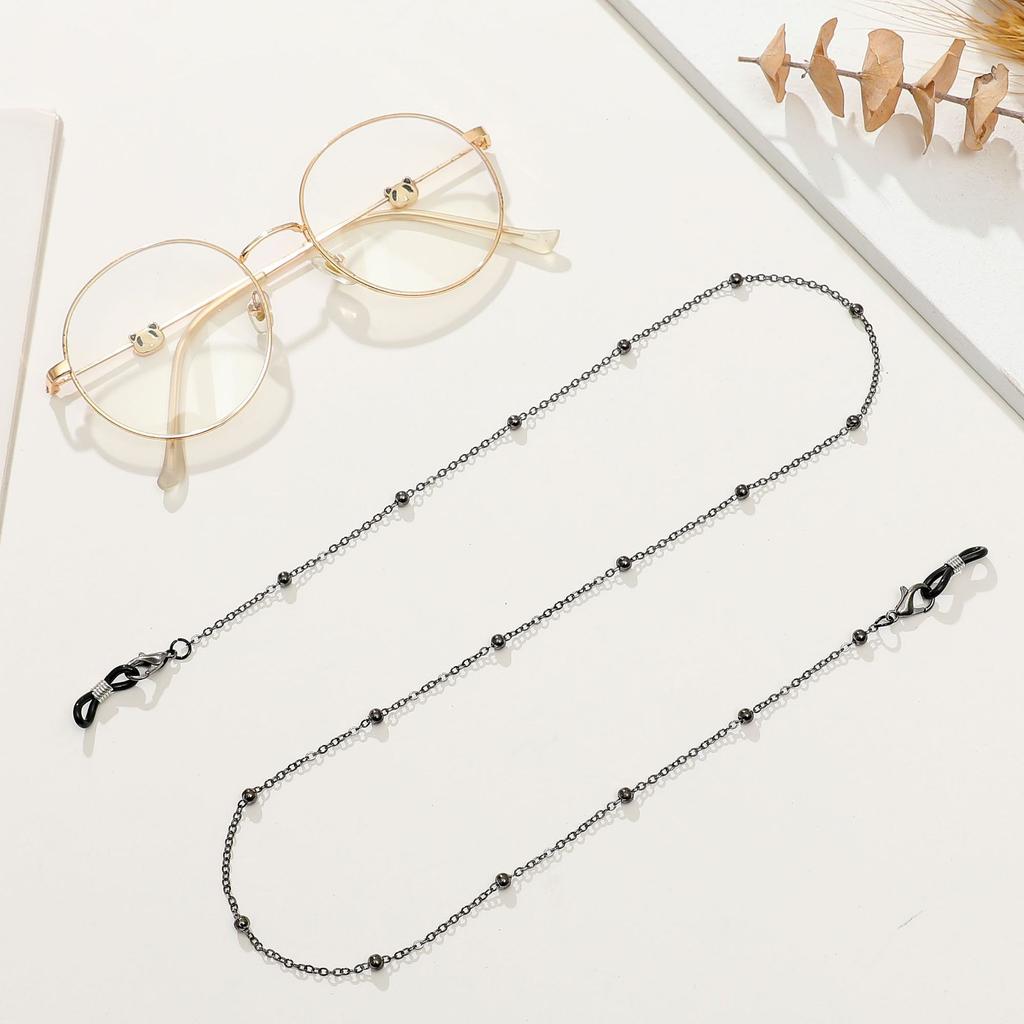 Modische Perlenmaskenketten Brillenketten Für Damen Retro Metall-Sonnenbrillen Lanyards Brillen-Kordelhalter Nackenband Dropshipping