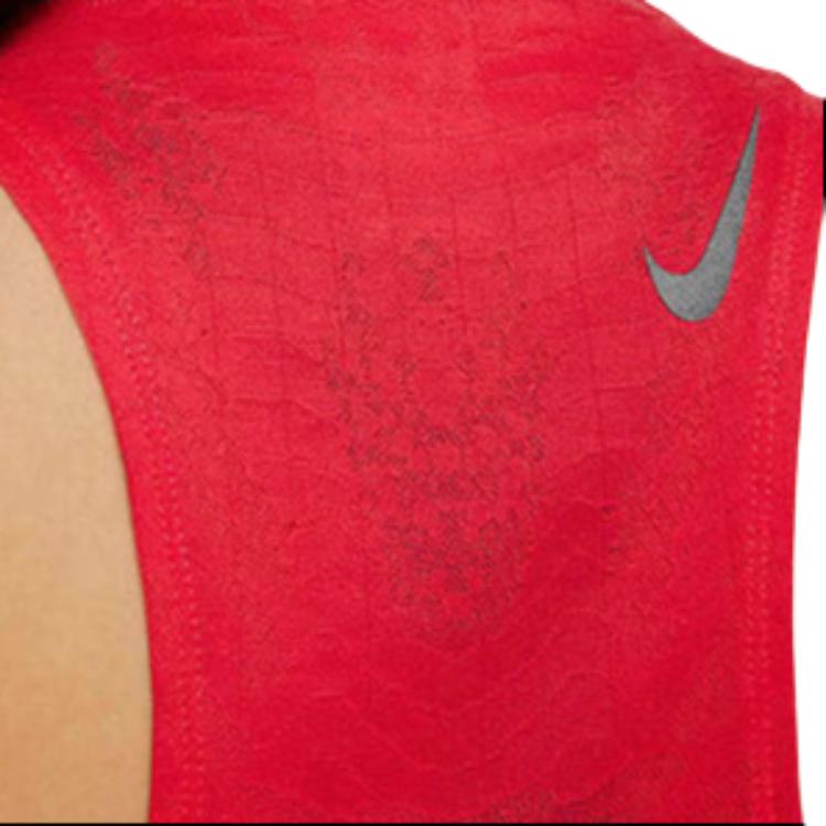 Nike Logo Breathable Running Wide Strap Tank Top Women Tops Red DM7559-648