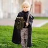 Halloween cape adult mopping castle reaper cape makeup costume prop color tinsel hooded cape cape
