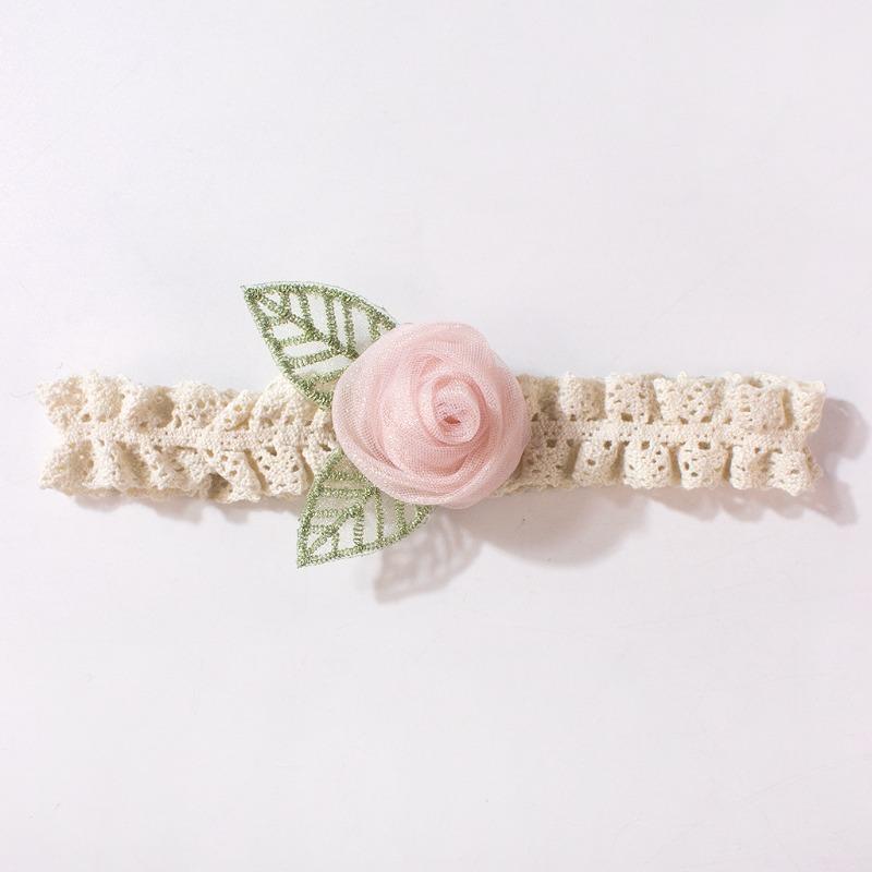 New Comfortable Lace Baby Headband, Cute Rose Children's Headscarf, Summer Thin Baby Hair Accessories
