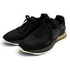 Great Sneakers Drive Leather Logo Patch Lace-up Black Women 35.5 212265Z Used