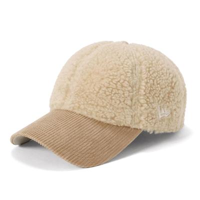 9Twenty Basic Boa and Corduroy Fleece ONSPOTZ Sizes Cap, Beige, Exclusive, M/L