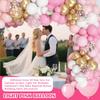 Tender Pink Gold Balloon Garland Arch Kit Wedding Birthday Party Decoration Adult Kids Baby Shower Decor Ballon Wedding Supplies