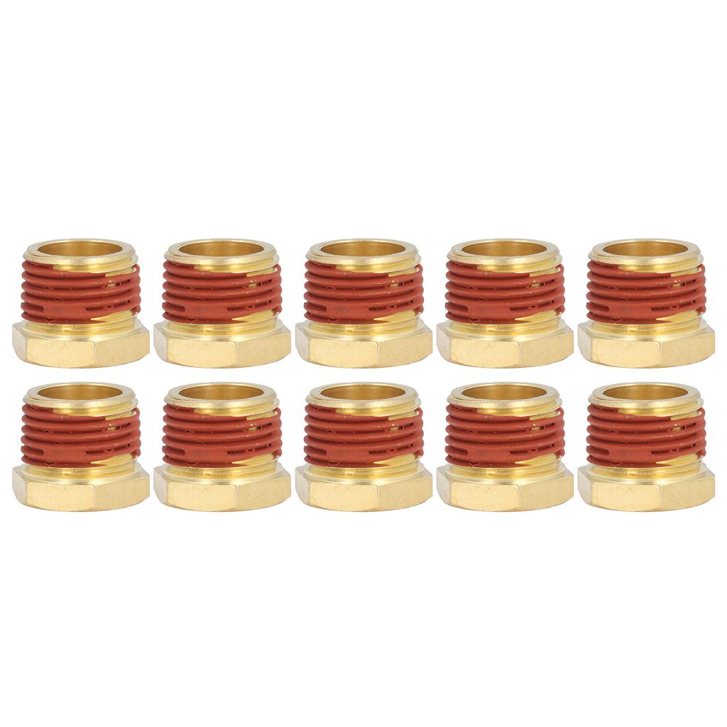 10 Buc 12 la 38 Filet Alamă Fiting de Țeavă cu Filet 1200psi NPT 12in la 38in Reductor Niplu Hexagonal