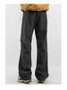 Men's Black Windproof & Water-Repellent Softshell Pants for Hiking, Mountaineering, and Work - Fall/Winter Collection 24