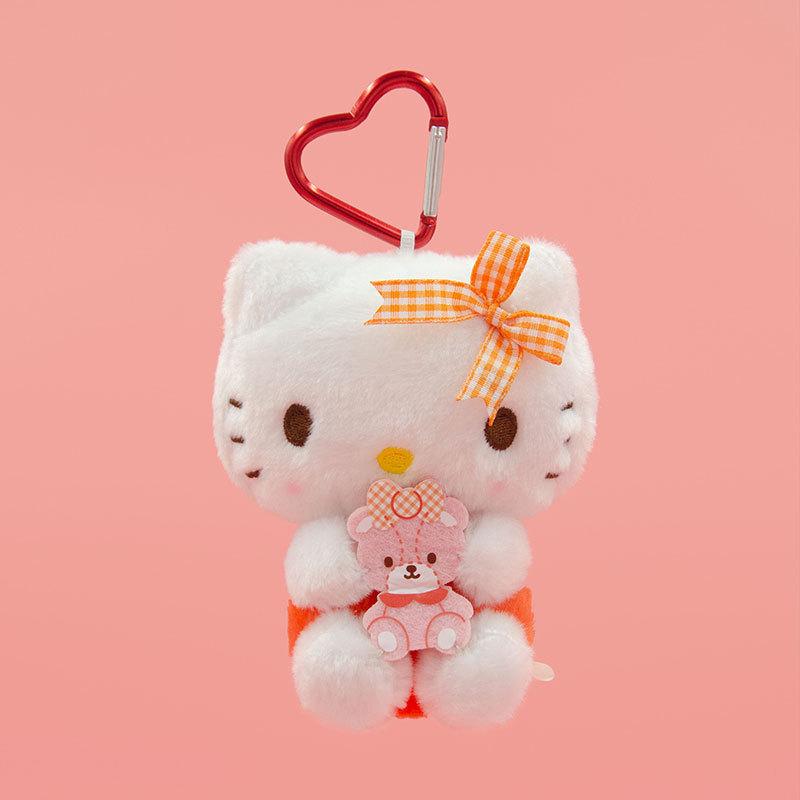 Originale Sanrio Hello Kitty Kuromi Melody Pachacoo Cinnamoroll Peluche Ciondolo Peluche Carini Portachiavi Portachiavi Regalo di Compleanno