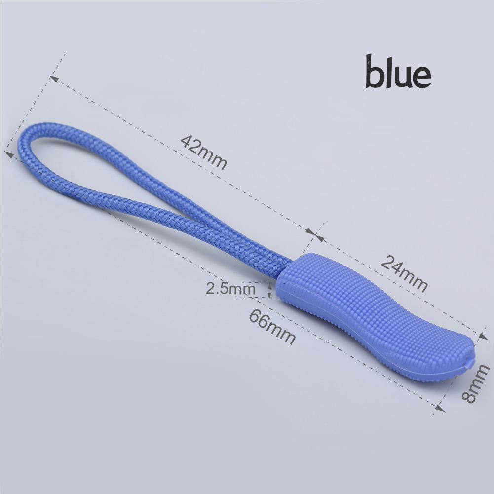 150/100/50/20/10pcs TPU Plastic Puller Injection Zipper Rope Luggage Zipper Pull Handle Pull Tail Zipper Pull Rope