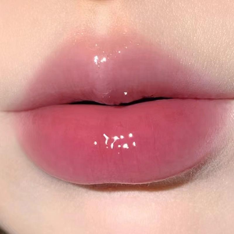 Lip Glaze, Mirror Water-gloss Glass Lipstick That Is Not Easy To Stick To the Cup, Appears Tender and Whitening, Makeup Lipstick