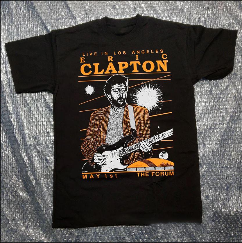 Eric Clapton Live In Los Angeles Unisex T-shirt All S-234XL XXXL