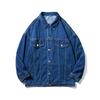 Autumn Men Jean Coats Man Black Blue Jackets Men Denim Jacket Autumn Cowboy Coats Winter Male Oversize Motorcycle Outwear
