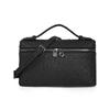 First-layer Cowhide Ostrich Pattern Lunch Box Bag High-quality Leather Women's New Style Handbag Cross-body Cosmetic Single Shoulder