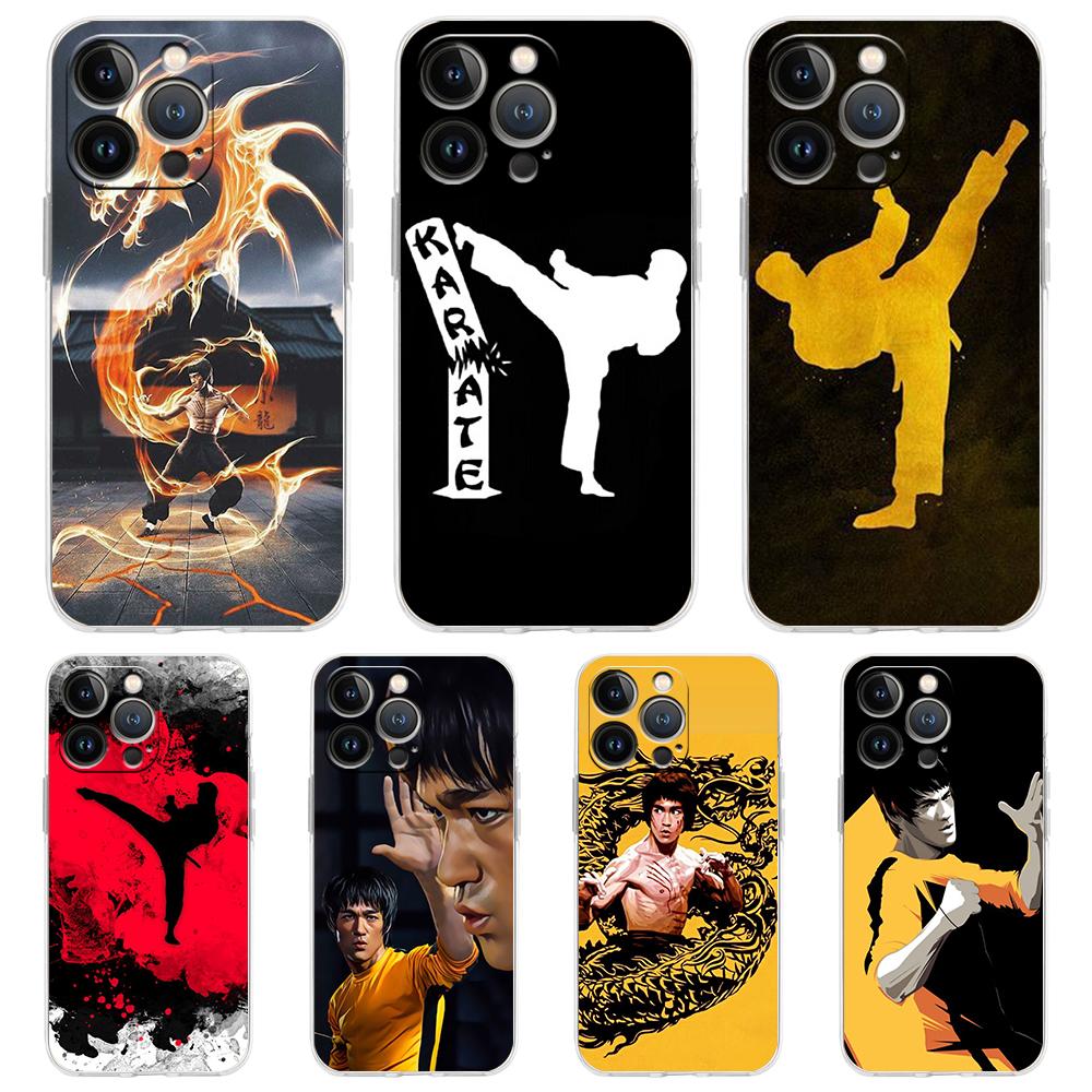 Kung Fu Taekwondo Karate Phone Case for iPhone 16 15 14 13 12 Pro Max Cover Transparent for iPhone 11 Pro Max 7 8 Plus XS XR Bag
