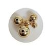 6/8/10/12/14/16MM Gold Runde Kunststoff Lose Abstandshalter Perlen Basteln für DIY Halsketten Armbänder Ohrringe Schmuckherstellung