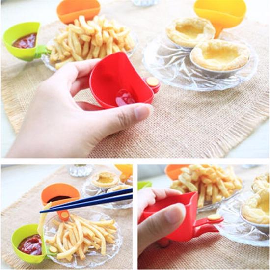 2ks Dip Clips Sada kuchyňských mís Nástroj Small Mishes Spice Clip